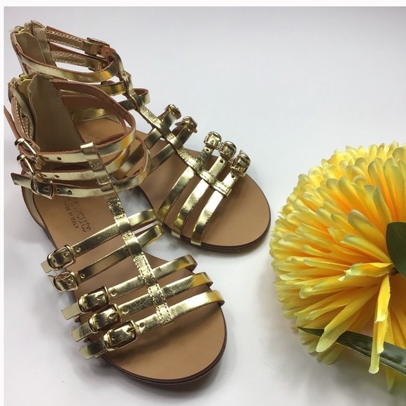 Crewcuts Other - 🆕 Crewcuts Gold Gladiator Sandals
